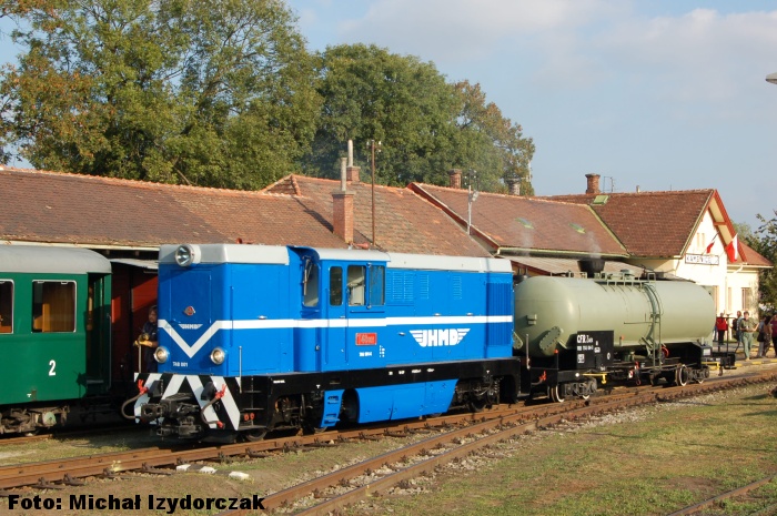 T48 001 (ex Lxd2-331) podczas manewrw na stacji Kamenice Nad Lipou, 29.09.2006, foto Micha Izydorczak